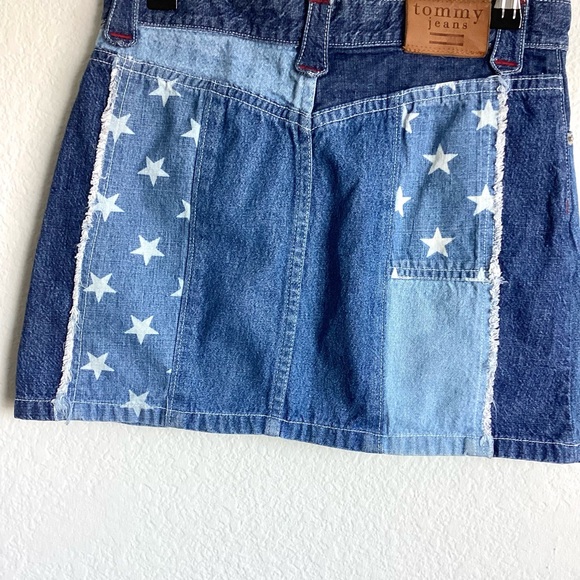SUMMER CLOSEOUT ☀️ \Tommy Hilfiger\ Americana Denim Mini Skirt - Picture 11 of 13